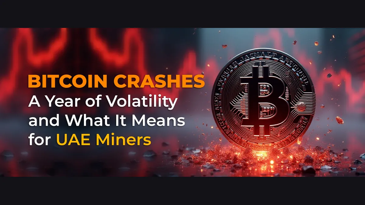 Bitcoin Crashes A Year of Volatility and What It Means for UAE Miners