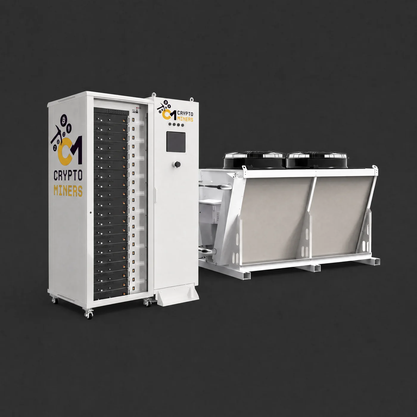 Hydro Rack 200kW with CDU and Dry Cooler